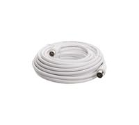 Levitantes Cavo coassiale TV RG6U 10m, connettori maschio a maschio + accessori trasmissione HD stabile PVC ecologico