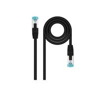 Levitantes Cavo di rete - Cavo Cat.7 lszh sftp pimf awg26 nero, 30 cm, ad alta velocità, schermatura per interferenze, ideale per collegamenti rapidi. *