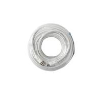 Levitantes Cavo TV 25m bianco, schermatura anti-interferenza, copertura in PVC ecologico segnale stabile e nitido compatibile con standard europeo