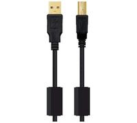 Levitantes Cavo USB 2.0 - Cavo tipo a/m a b/m, lunghezza 2 m, ferrite incorporata, ideale per stampanti, trasmissione dati veloce ed efficiente. *