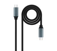 Levitantes Cavo USB - Cavo USB 3.2 Gen2x2, 100 W, 4K/60 Hz, USB-C Maschio a Maschio, Lunghezza 0,5 m, Ideale per trasferimenti rapidi e connessione efficiente. *