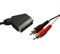 Levitantes Connettore a 2 maschi RCA da 3 metri, collegamento audio-video ideale per trasmettere audio e video tra dispositivi.