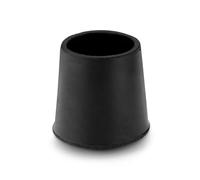 levitantes Copertura esterna in gomma Ø 16 mm, colore nero, ideale per proteggere e stabilizzare mobili e strutture esterne.