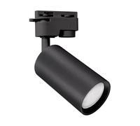 Levitantes Faretto da binario monofase GU10 35 W IP20 Ø75 colore nero, ideale per illuminazione in negozi e spazi interni.