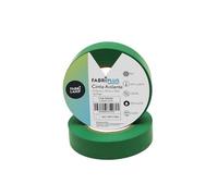 Levitantes Nastro isolante in PVC verde 19 mm x 10 m, flessibile e resistente, ideale per lavori elettrici e isolamento dei cavi.