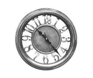 Levitantes Orologio da parete 33 cm, movimento continuo, colore nero/argento, ideale per la decorazione e il controllo del tempo al chiuso.