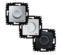 Levitantes Potenziometro - potenziometro da 0 a 600 W, bianco lucido, nero opaco, grigio, misure 64 x 64 x 50 mm, peso 100 g, ideale per controllo elettrico. *