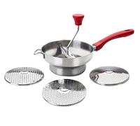 Levitantes Pressa Pures con 3 Dischi da 20 cm, Ideale per frantumare e scolare Frutta e Verdura in Cucina.