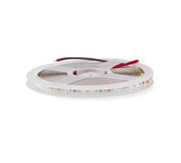 Levitantes Striscia LED - Striscia RGB 24V DC SMD5050 IP65, 60 LED/m, lunghezza 5 m, PCB bianco, ideale per illuminazione decorativa in esterni e ambienti umidi. *