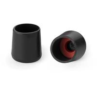 Levitantes Tappo Esterno Ø 20 mm, Colore Nero, con rondella, Ideale per fissaggi e Supporti in progetti Fai da Te o falegnameria.