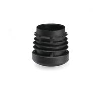 Levitantes Tappo Rotondo Interno 25 mm, Colore Nero, Ideale per Proteggere e Nascondere Cavi nei mobili.