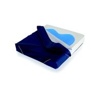 Levitas Cuscino Antidecubito In Memory Foam e Gel Fluido Nero