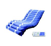 Levitas Kit materasso Antidecubito 3 stadio Piuma Up 3 Pvc con compressore Blu