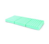 Levitas Materasso antidecubito in PU non ignifugo tre sezioni 190x85cm Azzurro
