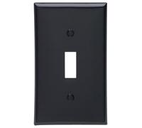 Leviton 1-gang toggle device switch Wallplate standard size Thermoplastic nylon device Mount avorio