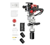 Levkitch Battipalo Pile Driver Benzina,2 tempi, 32,6cc Battipali a Scoppio mit 2x Ram Hole Adapter Piantapali a Benzina per Pali di Recinzione per Fattoria, Recinzione Cortile