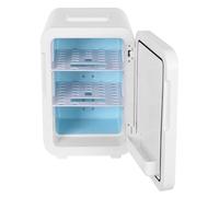 Levkitch Mini frigorifero da 16 litri, piccolo frigorifero con funzione di raffreddamento e riscaldamento, 220 V AC/12 V DC, raffreddamento termoelettrico e riscaldamento, mini frigoriferi per