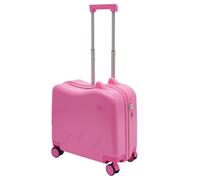 Levkitch Valigetta rigida per bambini da 18 pollici, per bambini da 37 l, per viaggiare, 45,5 x 23 x 43,5 cm, con blocco password e timone regolabile in altezza, Colore: rosa., Valigetta per bambini