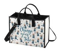 LEVLO Beauty case con capelli rossi principessa principessa fan del cinema regalo Chase Your Fate Princess Makeup Pouch Pouch con cerniera per donne ragazze, Chase Your LT, borsa per trucchi, Insegui