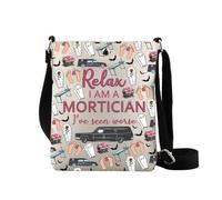 LEVLO Borsa a tracolla per morticiano, regalo per direttori funebri, regalo per ultimo soccorritore, borsa a tracolla, regalo mortuario, Relax Sono un Cb2, large