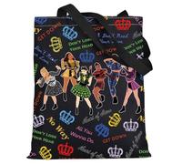 LEVLO Borsa cosmetica, Peace Love Sell, Sei Queen F BT, Trousse per cosmetici