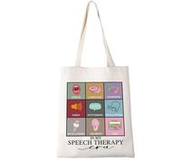 LEVLO Borsa per logopedia, regalo per logopedista, regalo per logopedista, regalo di ringraziamento, patologo, linguaggio del linguaggio, patologia, Logopedia Era Tote Bag 1, large