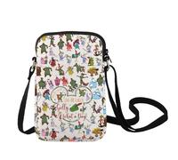LEVLO Divertente borsa a tracolla con volpe dei cartoni animati regalo per fan del film Oo-De-Lally Oo-De-Lally Golly What A Day Fox Merchandise, Borsa Lally C