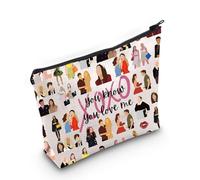 LEVLO Divertente borsa per cosmetici Serena Blair Fan regalo You Know You Love Me Makeup Zipper Pouch Bag Serena Blair Merch, You love meBag, Borsa per trucchi