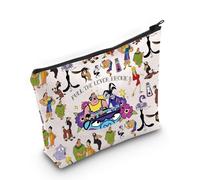 LEVLO Funny Emperors Movie Cosmetic Make Up Bag Emperors Fans Gift Pull The Lever Makeup Zipper Pouch Bag per amici e familiari, Tirare la leva in pieno, Make Uo Bag