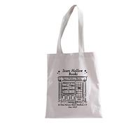 LEVLO Glmore Girl Inspired Tote Bag Tv Show Fan Gift Best Friend Gift Stars Hollow Books Shopping Bag, Stars Hollow Tote Ku, S, alla moda