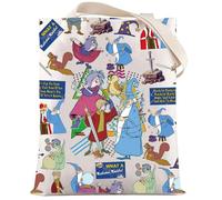 LEVLO King Arthur Tote Bag Madam Mim Fans Gift Arthur Excalibur Borsa a tracolla Merlin & Arthur Cartoon Movie Merchandise, Borsa Stone, Medium