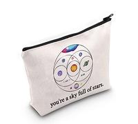 LEVLO Music Band Cosmetic Make Up Bag Star Moon Sun Lover Gift You'Re a Sky Full Of Stars Make Up Zipper Bag For Women Girls (You'Re a Sky Full Of Stars)