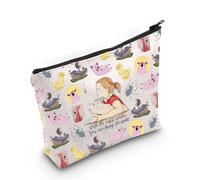 LEVLO Pig Wilbur & Fern Cartoon Cosmetic Bag Spider Charlotte Fan Gift con The Sight Words You Can Change The World Zipper Pouch Bag, Con La Vista Piena, Trousse per cosmetici