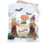 LEVLO Trousse per cosmetici con scritta in inglese "Sister Movie Witch Fans Gift It's Just a Bunch Of Hocus", con cerniera, per sorelle e streghe, Borsa Hocus, Trousse per cosmetici