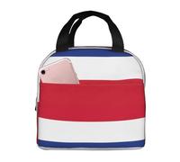 LEVNDIEJ Bandiera della Costa Rica Stampa Borsa Pranzo Per Le Donne Degli Uomini Riutilizzabile Lunch Box Isolato Borsa Da Pranzo Per Il Lavoro