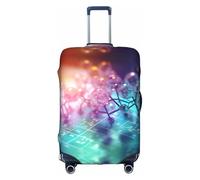 LEVNDIEJ Custodie elastiche per valigie con stampa periodica chimica, perfette per viaggi d'affari, bianco medio