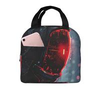 LEVNDIEJ Hacker Era Stampa Borsa Pranzo Per Le Donne Uomini Riutilizzabile Lunch Box Isolato Borsa Per Il Pranzo Per Il Lavoro