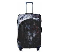 LEVNDIEJ Hacker Era Stampa Valigie Coperture Per Bagagli Elastico Copertura Dei Bagagli Perfetto Per Viaggi Di Lavoro Viaggi, bianco, X-Large
