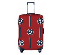 LEVNDIEJ Tennessee State Flag Print Valigie Coperture Per Bagagli Elastico Copertura Dei Bagagli Perfetto Per Viaggi Di Lavoro Viaggi, bianco, X-Large