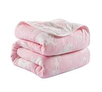 LEVO montagna coperta Baby cotone, Extra morbido e grande, 100% cotone, 6 strati, Baby coperta, einschlagdecke, Passeggino, erstling coperta, coperta per bambini