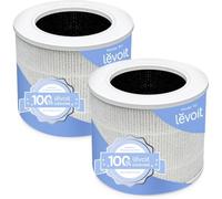 LEVOIT Core Mini Filtro di Ricambio 3 in 1, Carbone Attivo ad Alta Efficienza, Core Mini-RF, 2 Pezzi, Bianco Opaco