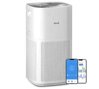 LEVOIT Smart Purificatore Aria per Grande Camera, CADR 697 m³/h fino a 147 ㎡, Filtro HEPA, Rimuove 99,97% di Allergie Polline Fumo Particelle, PM2.5 Monitor e Modalità Auto, Sensore di Luce