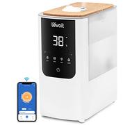 LEVOIT Umidificatore Ambiente Intelligente con Nebbia Calda e Fredda per 45 ore e 40 m², Modalità Auto, Luce Personalizzata, Silenzioso a 26 dB per Neonati e Piante, Timer, OasisMist