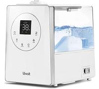 LEVOIT Umidificatore Ambiente Ultrasuoni 6L, Smart Controllo, Nebbia Calda e Fredda con Top-Fill Design, Timer, Modalità Sonno di 25 dB, Umidità Personalizzata, Aromaterapia per Casa fino a 40-70m²