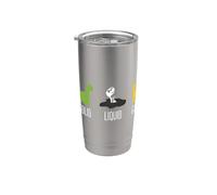 L'evoluzione del dinosauro Solid Liquid Gas T-Rex Dino Funny Bicchiere termico in acciaio inox doppia parete