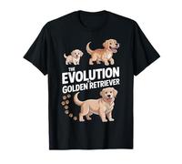 L'Evoluzione di Un Golden Retriever o Evoluzione dei Cani Maglietta