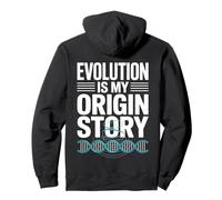 L'Evoluzione è la mia Storia di Origine, Design a Spirale con Dna Felpa con Cappuccio