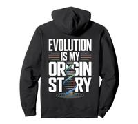 L'Evoluzione è la mia Storia di Origine, Design a Spirale con Dna Felpa con Cappuccio