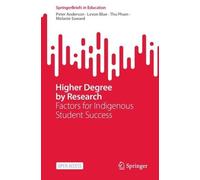 Levon Blue Thu Pham Peter Anderson Melanie Sa Higher Degree by Rese (Tascabile)