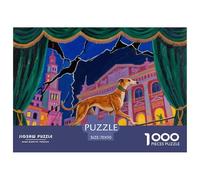 Levrieri italiani La Scala, Milano Puzzle in Legno Impermeabile DIY Puzzles Da 1000 Pezzi Per Adulti Sfidanti E Rompicapo Per Decorazioni Domestiche